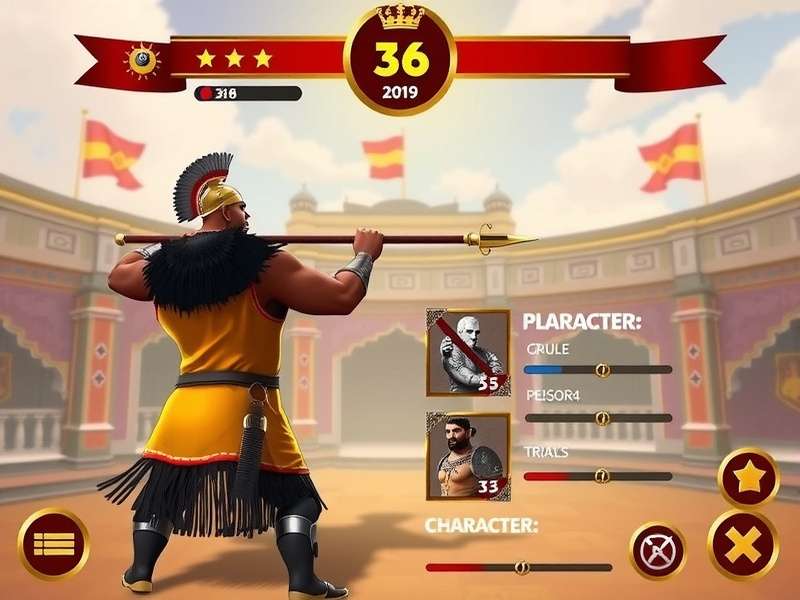 Gladiator Battle King character customization